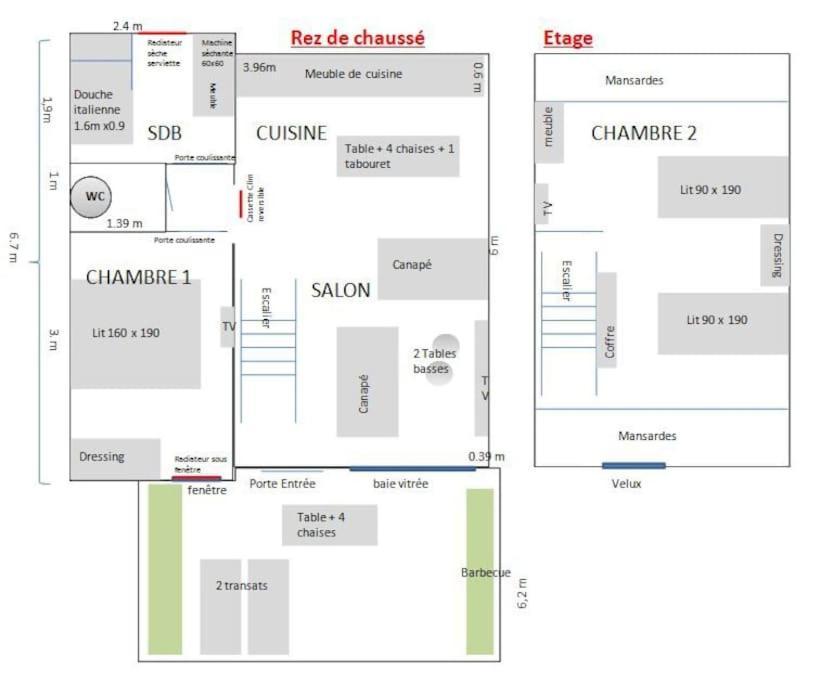 Maisonnette individuelle pour 4 personnes 2 chambres Terrasse - Design&Haute Qualité Bourbourg Extérieur photo